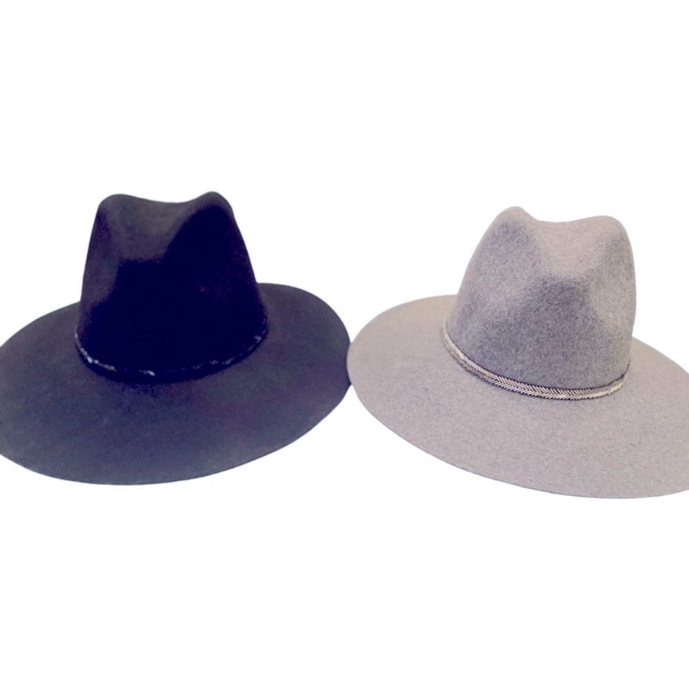 Boutique Wool Felt Wide Brim Hats